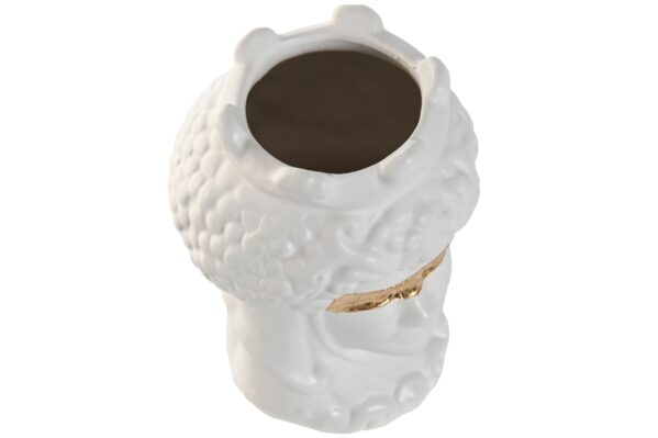 Macetero porcelana cabeza siciliana - Imagen 5